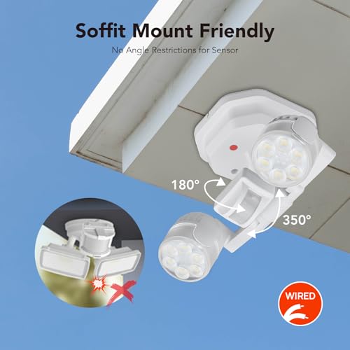 2 Pack Motion Sensor Outdoor Lights (2 Count)