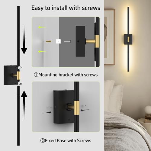 Battery Operated Wall Sconces Set of 2 (2 Count)
