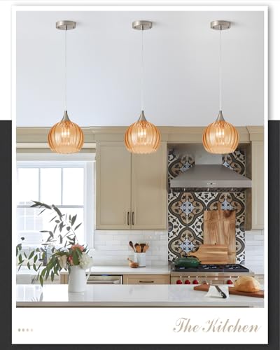 Brushed Nickel Pendant Lights Kitchen Island