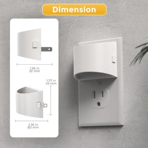 Night Lights Plug into Wall with 3CCT Adjustable (4 Count)