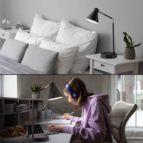 Astrum LED Desk Lamp with Dual USB Charging Ports