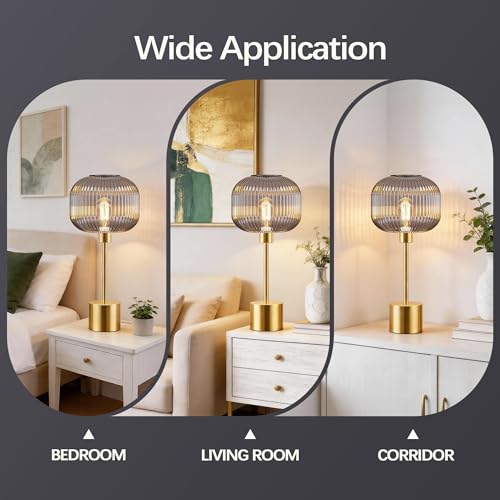 Glass Table Lamp for Living Room