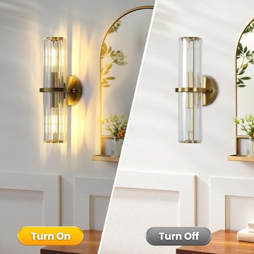 Crystal Wall Sconce Set of 2 (2 Count)