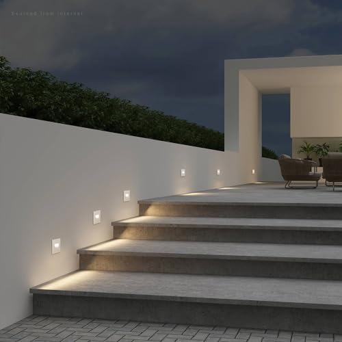 6 Pack 5CCT 120V LED Step Lights (6 Count)