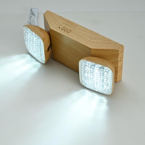 Plug in Emergency Lights for Business Home Power Failure 4Hours 300lm LED Rechargeable Light Fixtures with Battery Backup