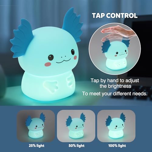 Axolotl Night Light for Kids