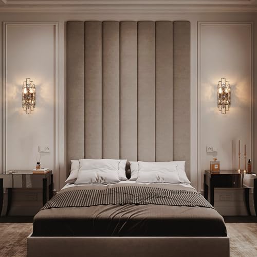 K9 Crystal Wall Sconce with Touch Switch for Bedroom