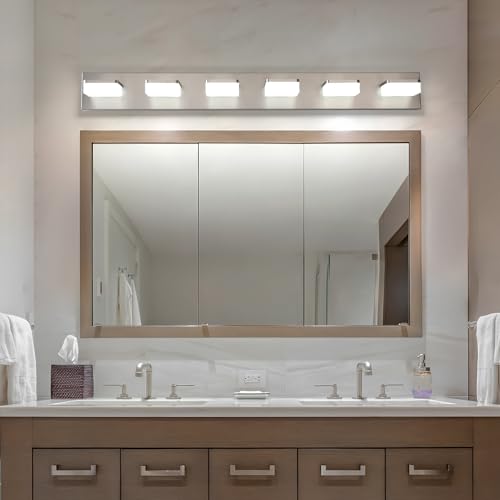 Brushed Nickel Vanity Lights for Bathroom 6