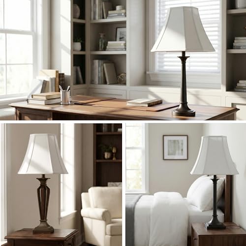 1 Pack White Square Cut Corner Lamp Shades