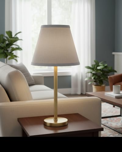 58908A Empire Uno Lamp Shade in Light Grey