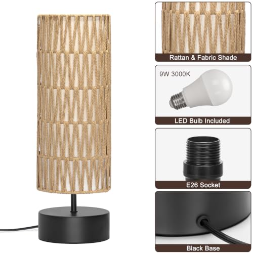 Rattan Table Lamp