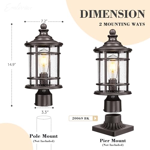 Dusk to Dawn Outdoor Post Light