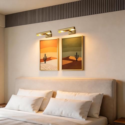 12 inch Hardwired Picture Light for Wall Brass Picture Light Wired