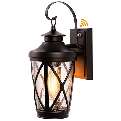Dusk to Dawn Outdoor Wall Lights (Oil-Rubbed Bronze / D2D 1-Pack)