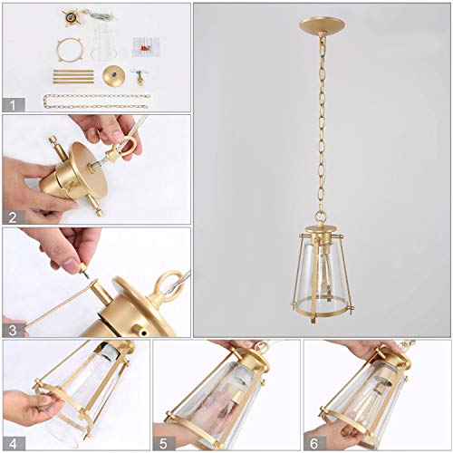 Gold Pendant Lighting for Kitchen Island