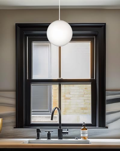 Ceres 8" Modern Globe Pendant Light for Kitchen Island