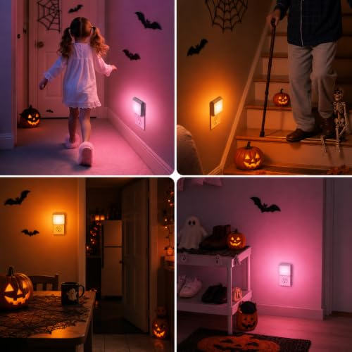 6 Packs Dimmable LED Night Lights Plug into Wall (6 Count)