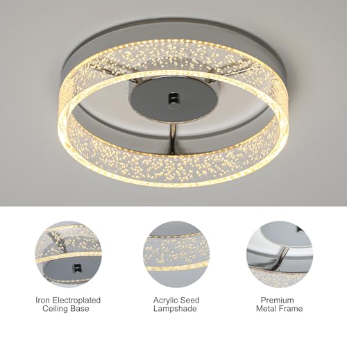 11in Dimmable LED Flush Mount Ceiling Light
