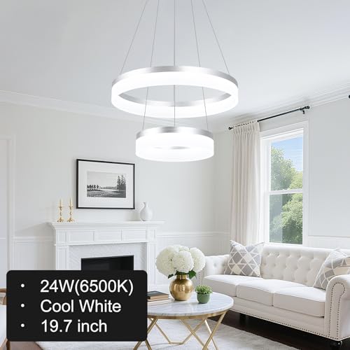 2 Ring Modern LED Chandelier