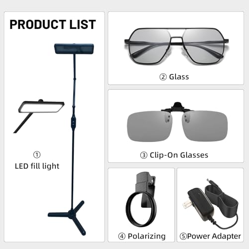 Polarized LED Tattoo Lamp for Tattoo Artists