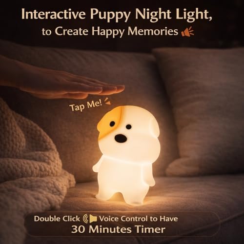 Puppy Night Light for Kids