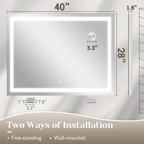 Large Vanity Mirror with Lights