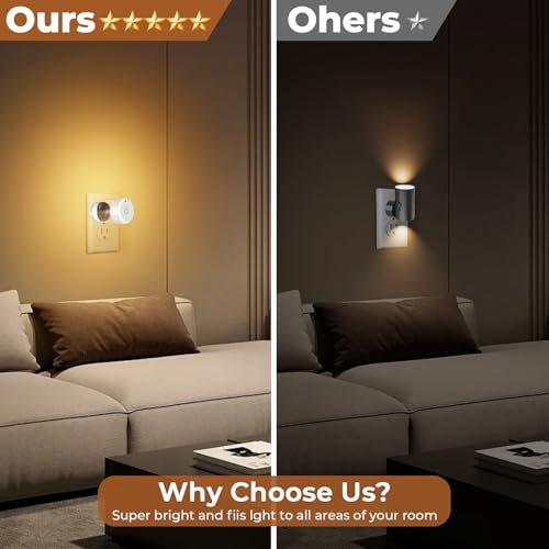Night Lights Plug into Wall (2 Count)