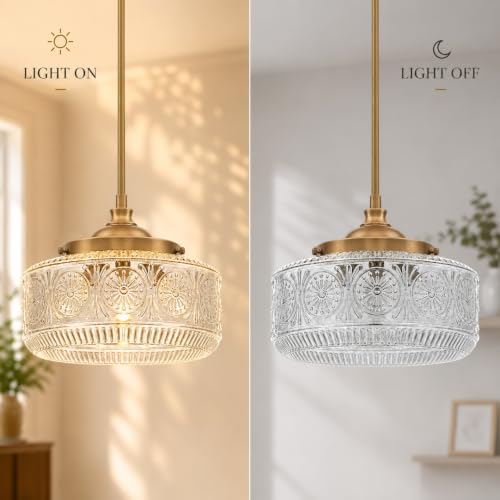 3 Light Vintage Pendant Lights for Island Adjustable Ceiling Hanging Light