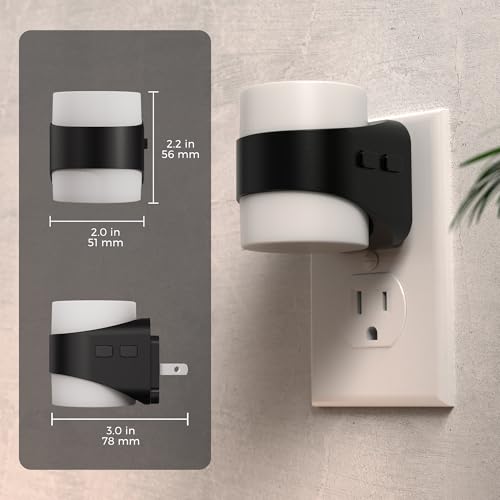 Colored Night Lights Plug into Wall (2 Count)