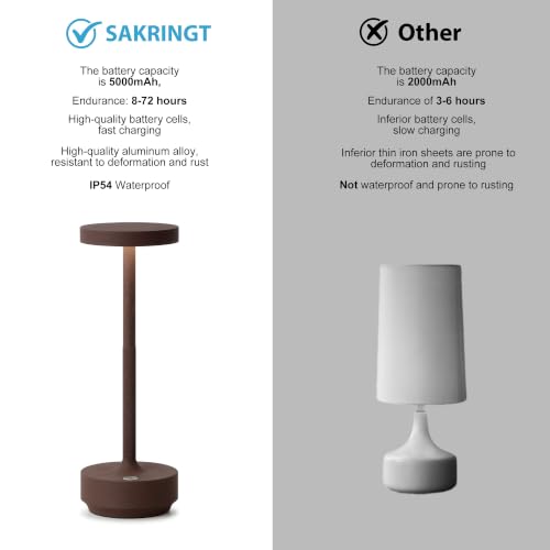 LED Cordless Table Lamp Rechargeable