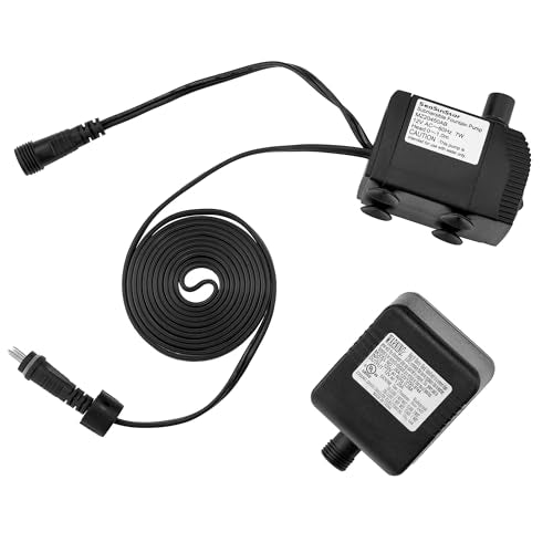 Outdoor Water Fountain with Lights