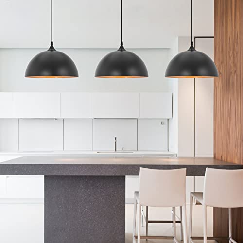 Industrial Pendant Light Fixtures (3 Count)