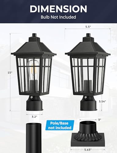 Outdoor Post Lights 15''