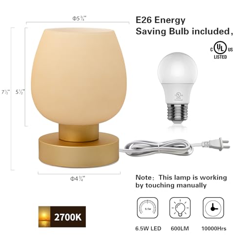 Touch Bedside Table Lamp