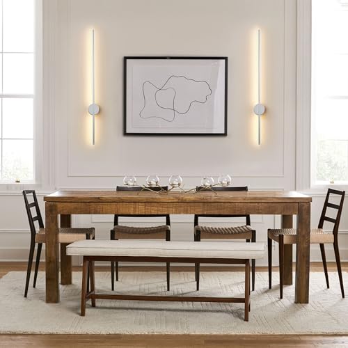 Battery Operated Modern Wall Sconce Set of Two