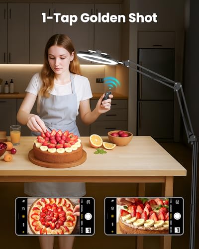 Ring Light Tripod for iPhone with Light