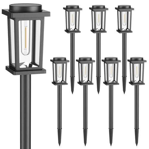 Solar Pathway Lights Outdoor (8 Count)