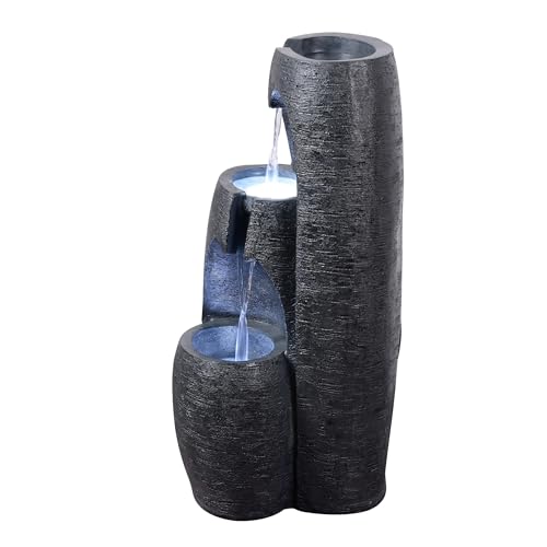 3 Tier Cascading Urn Outdoor Water Fountain