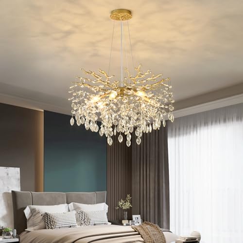 Gold Crystal Chandelier 24