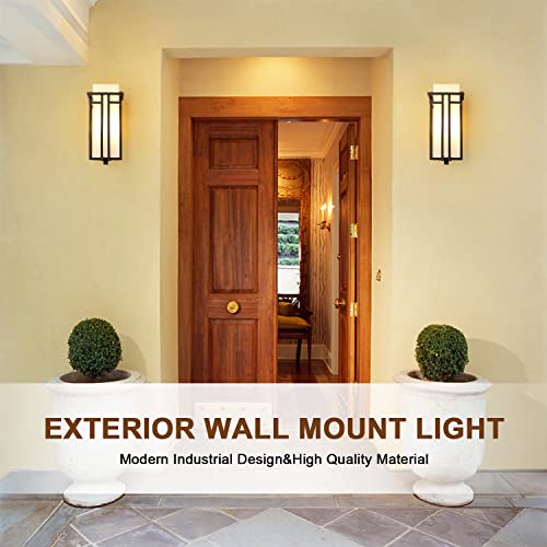 Outdoor Porch Light Wall Mounted Waterproof Wall Lantern Exterior Light Fixture for Entryways Yards Garage Front Porch