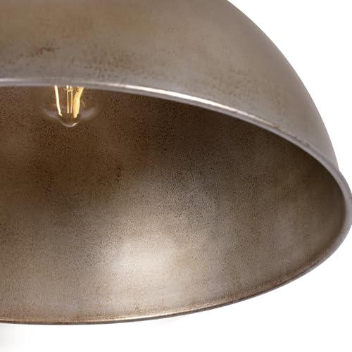 18 Inch Antique Silver Large Pendant Light Kitchen Island