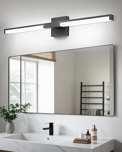 Modern Bathroom Light Fixtures Over Mirror
