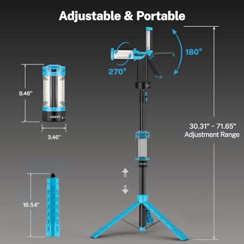 Rechargeable 10000mAh Camping Light with Stand