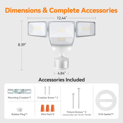 85W 10000LM Motion Sensor Outdoor Lights