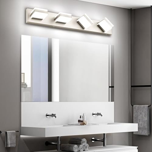 Bathroom Vanity Lights Brushed Nickel LED Lighting (4 Count)