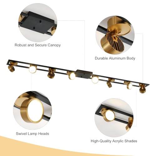 65 Inch Modern Dimmable LED Track Lighting with Remote