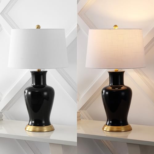 Julian Classic Ceramic Urn Metal LED Table Lamp 29"