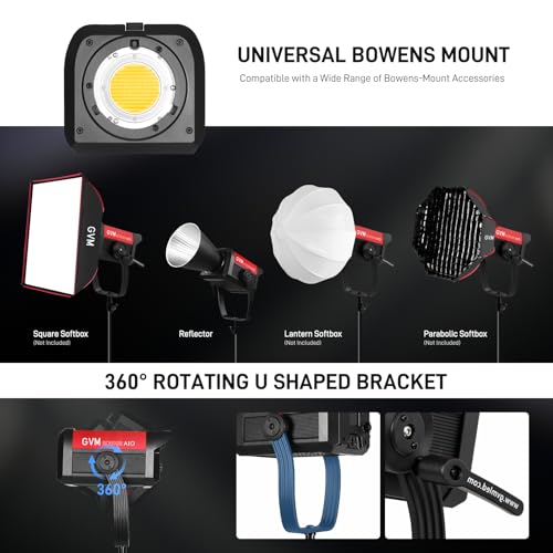 GVM 500W COB LED Video Light
