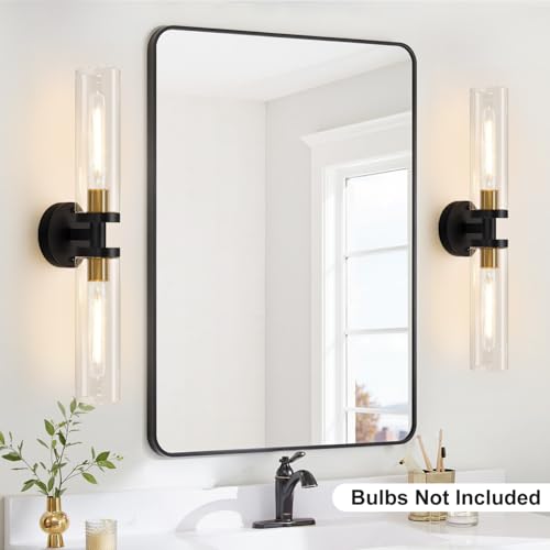 Black and Gold Wall Sconce