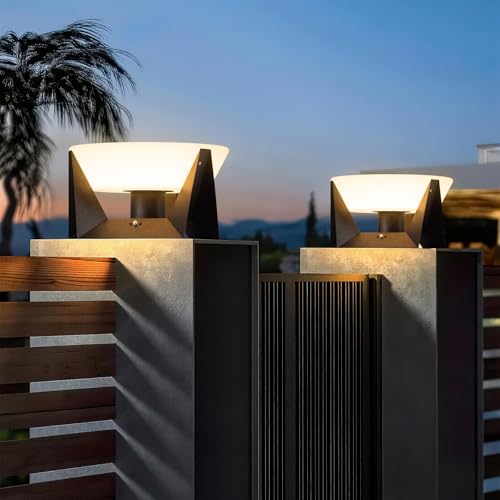 15" Solar Post Lights Outdoor
